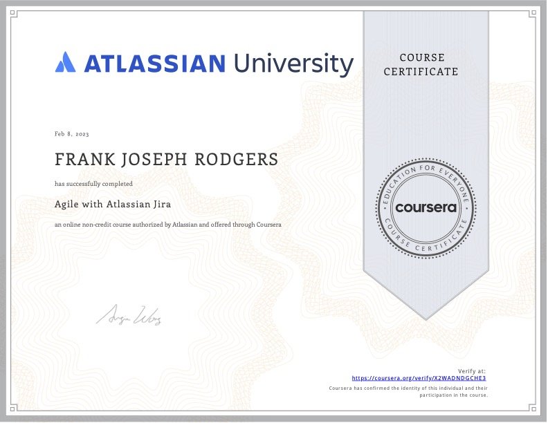 Agile-with-Atlassian-Jira certificate