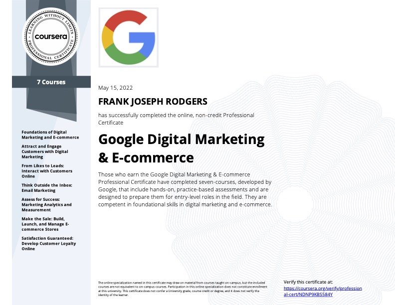 Google-Digital-Marketing-E-commerce Frank Rodgers